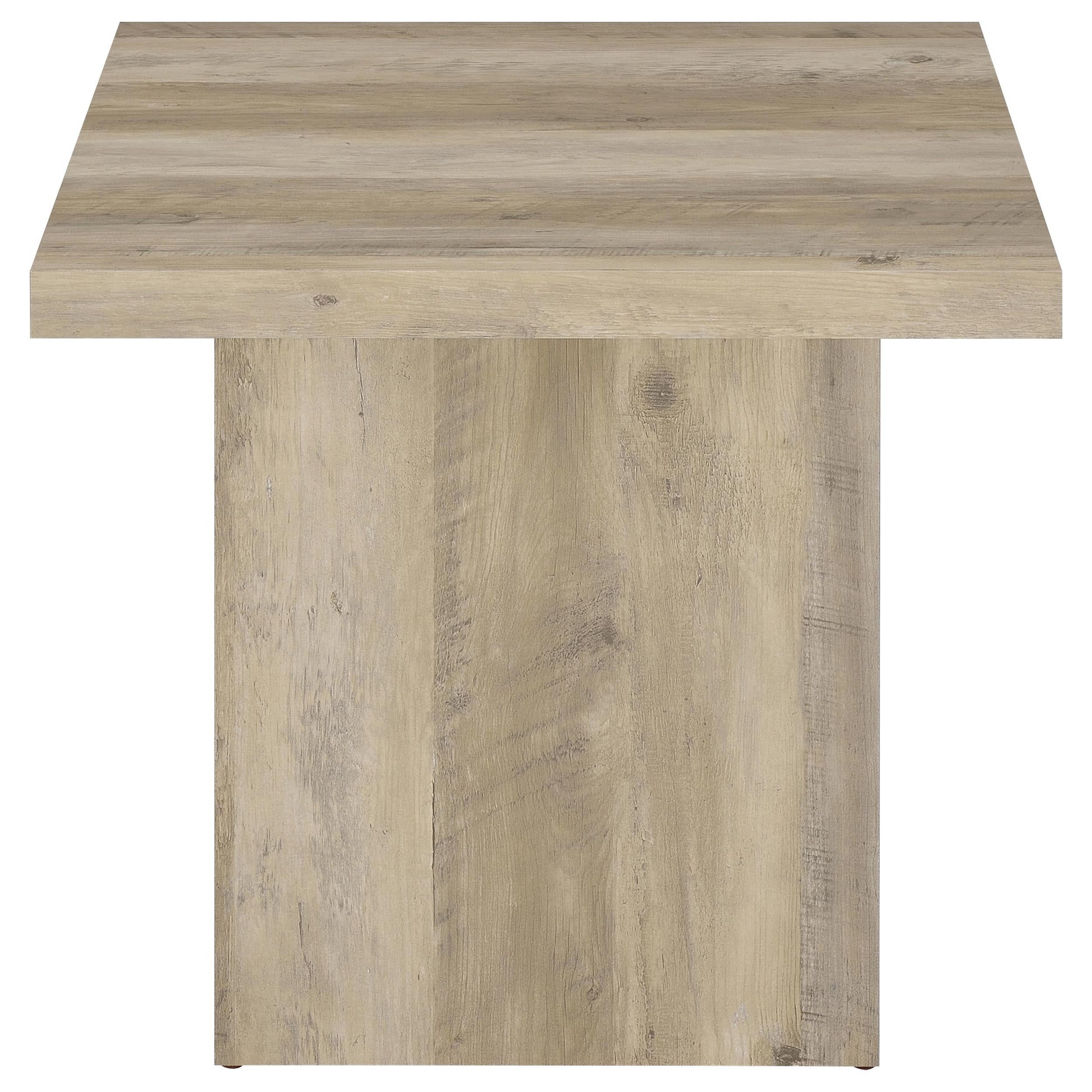 Devar End Table - Distressed Pine