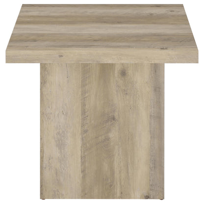 Devar End Table - Distressed Pine