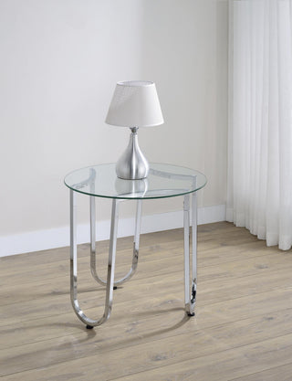 Beller End Table in Chrome - Coaster Furniture