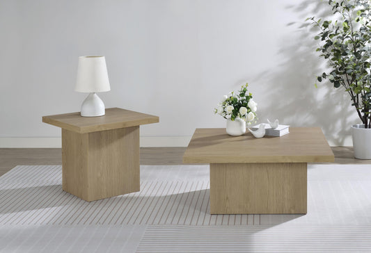 Devar Coffee Table Set in Latte - Coaster Furniture