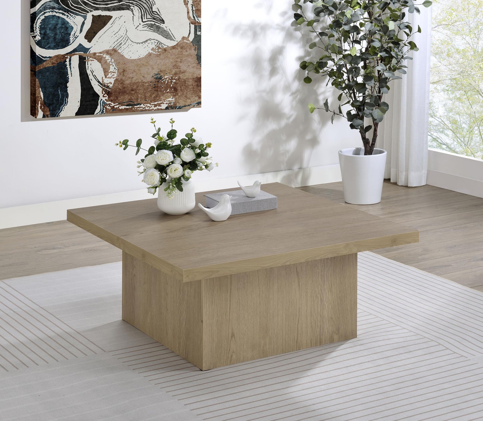 Devar Coffee Table - Latte
