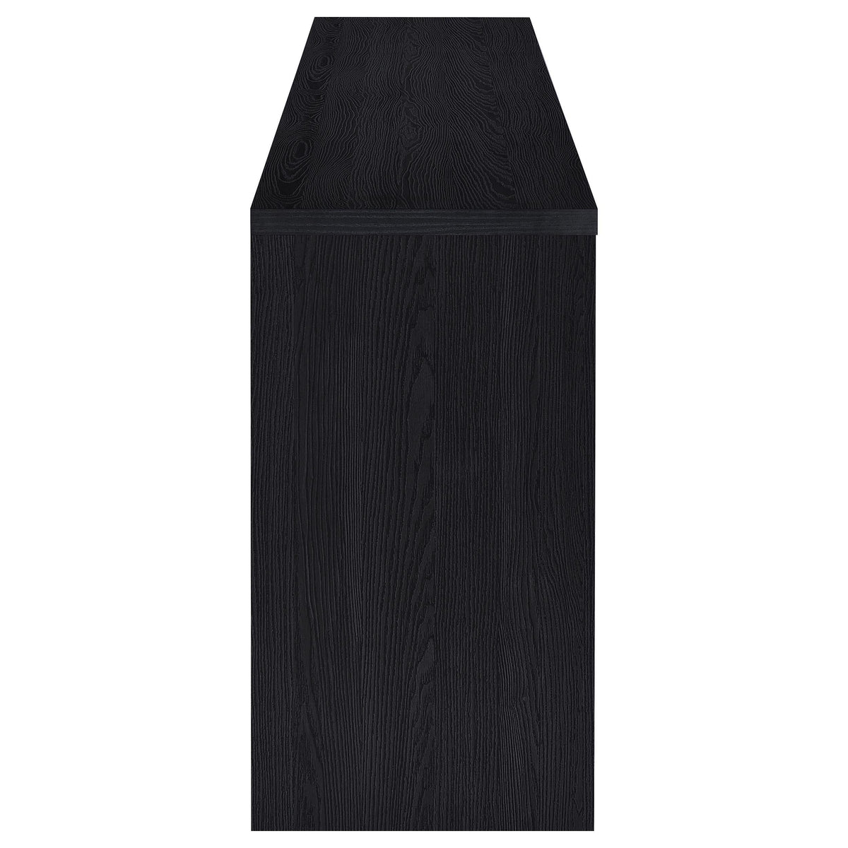 Trini Entertainment Center in Black Nickel - Coaster Furniture