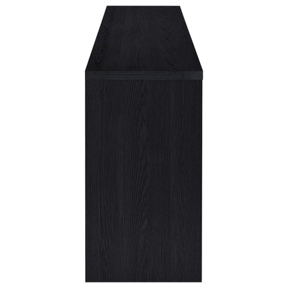 Trini Entertainment Center in Black Nickel - Coaster Furniture