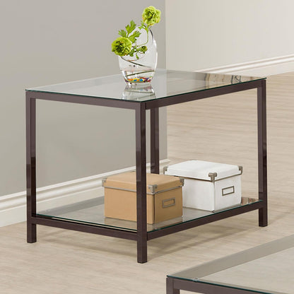 Trini End Table in Black Nickel - Coaster Furniture