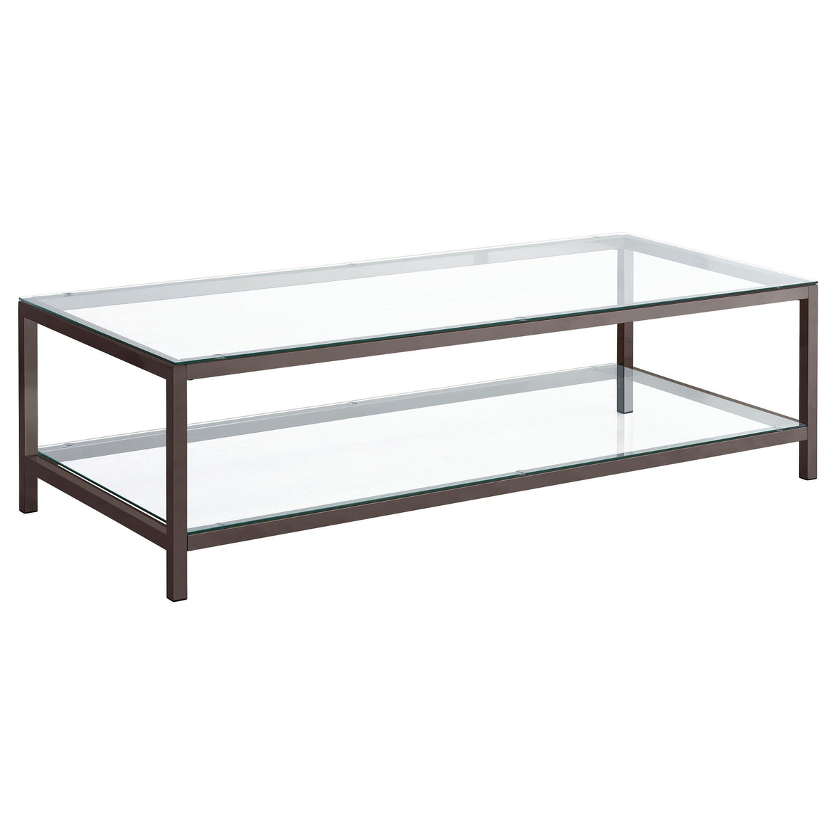 Trini Coffee Table in Black Nickel - Coaster Furniture