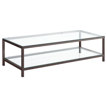 Trini Coffee Table in Black Nickel - Coaster Furniture