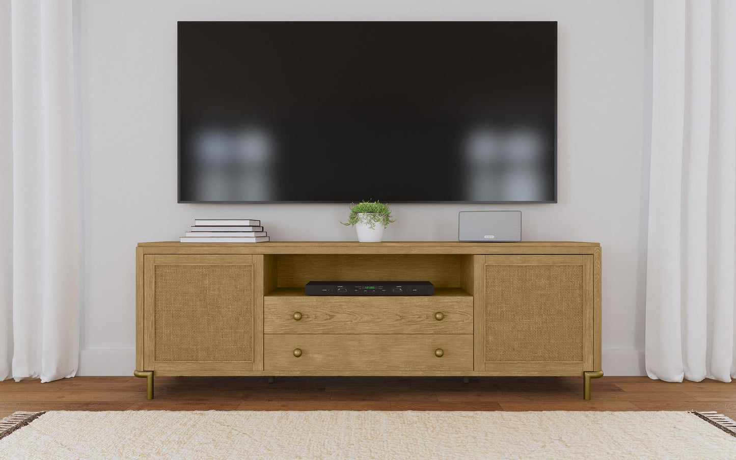 Arini Tv Stand in Natural - Coaster Furniture