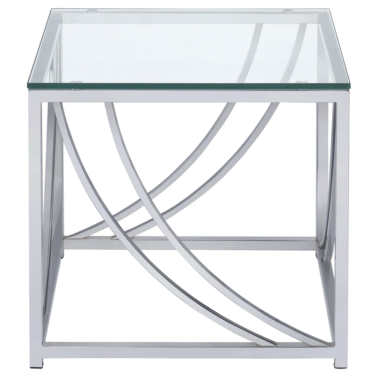 Lille End Table in Chrome - Coaster Furniture