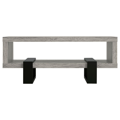 Dinard Coffee Table in Grey Driftwood - Coaster Furniture