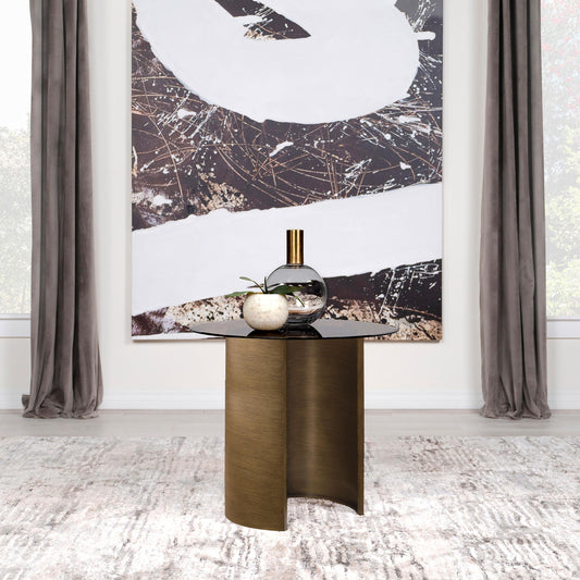 Morena End Table in Brushed Bronze - Coaster Furniture