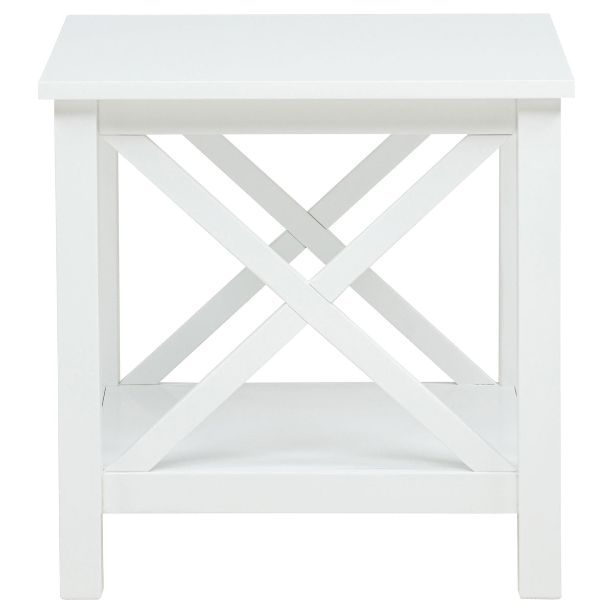 Skyview End Table in White - Coaster Furniture