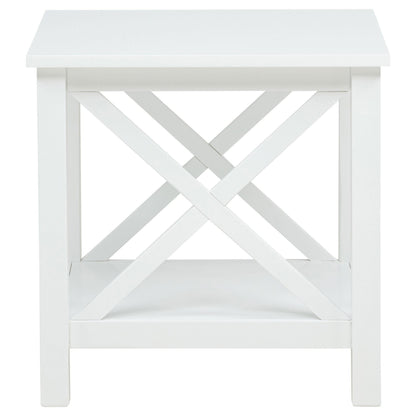 Skyview End Table in White - Coaster Furniture