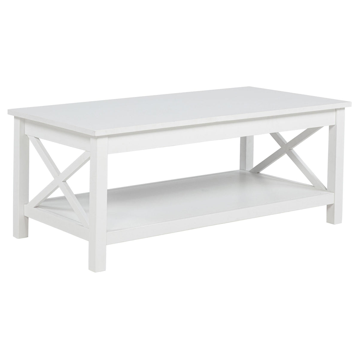 Skyview Coffee Table in White - Coaster Furniture