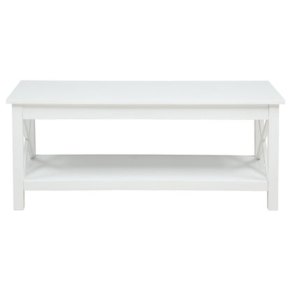 Skyview Coffee Table in White - Coaster Furniture