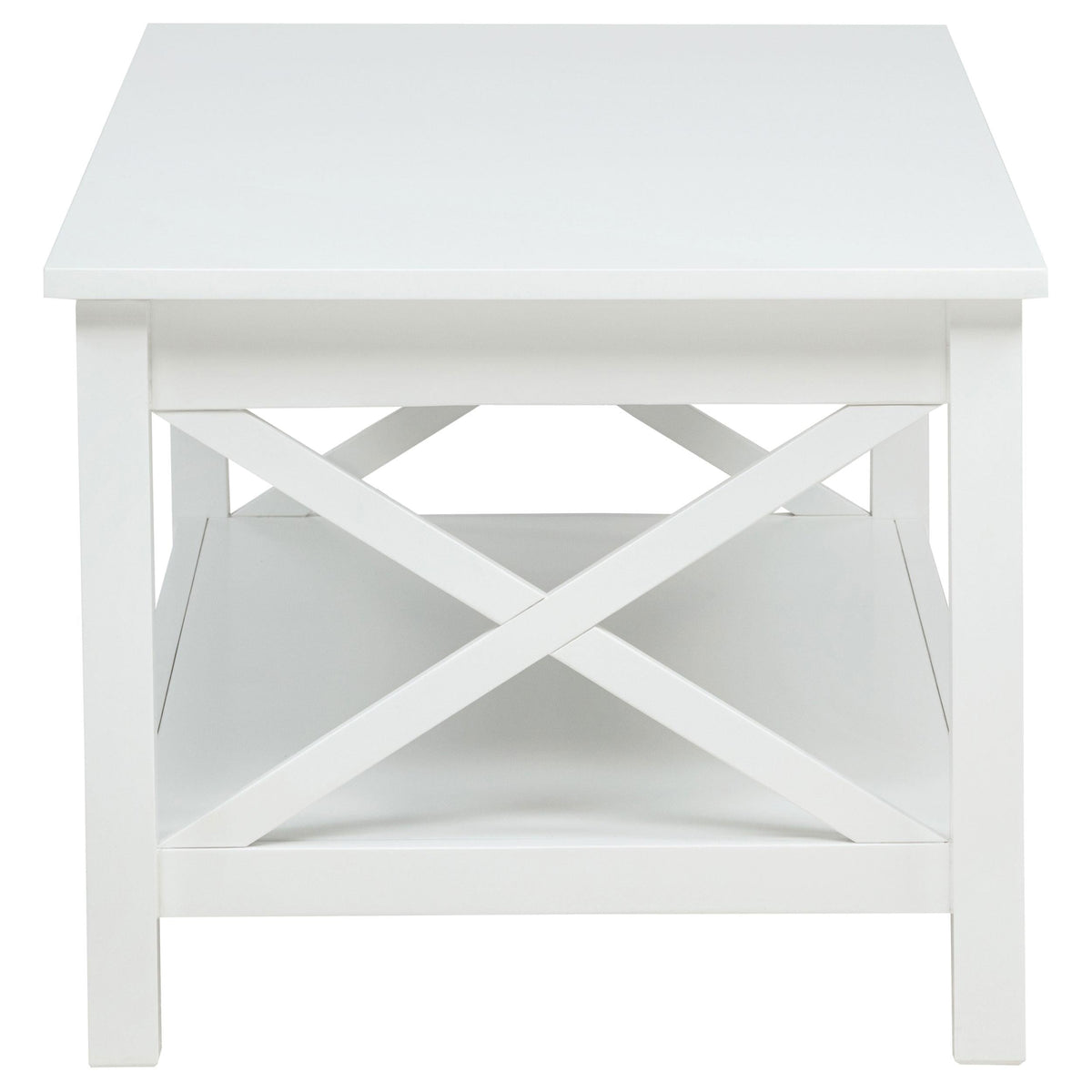 Skyview Coffee Table in White - Coaster Furniture