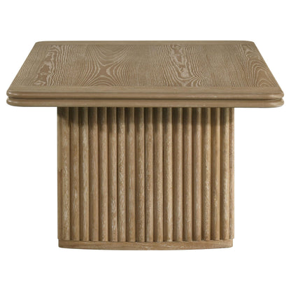 Adina Coffee Table in Distressed Light Brown - Coaster Furniture