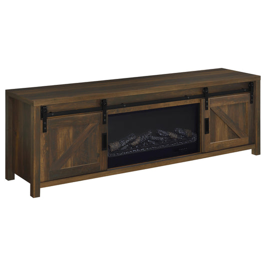 Enfield Tv Stand in Dark Pine - Coaster Furniture