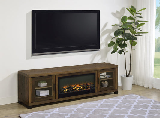 Havering Tv Stand in Dark Pine - Coaster Furniture