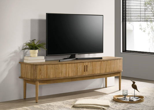 Croyden Tv Stand in Weathered Natural - Coaster Furniture