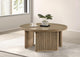 Adina Coffee Table in Distressed Light Brown - Coaster Furniture
