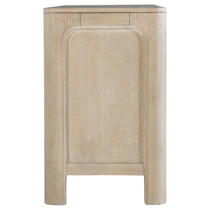 Solano Tv Stand in Weathered Mango - Coaster Furniture