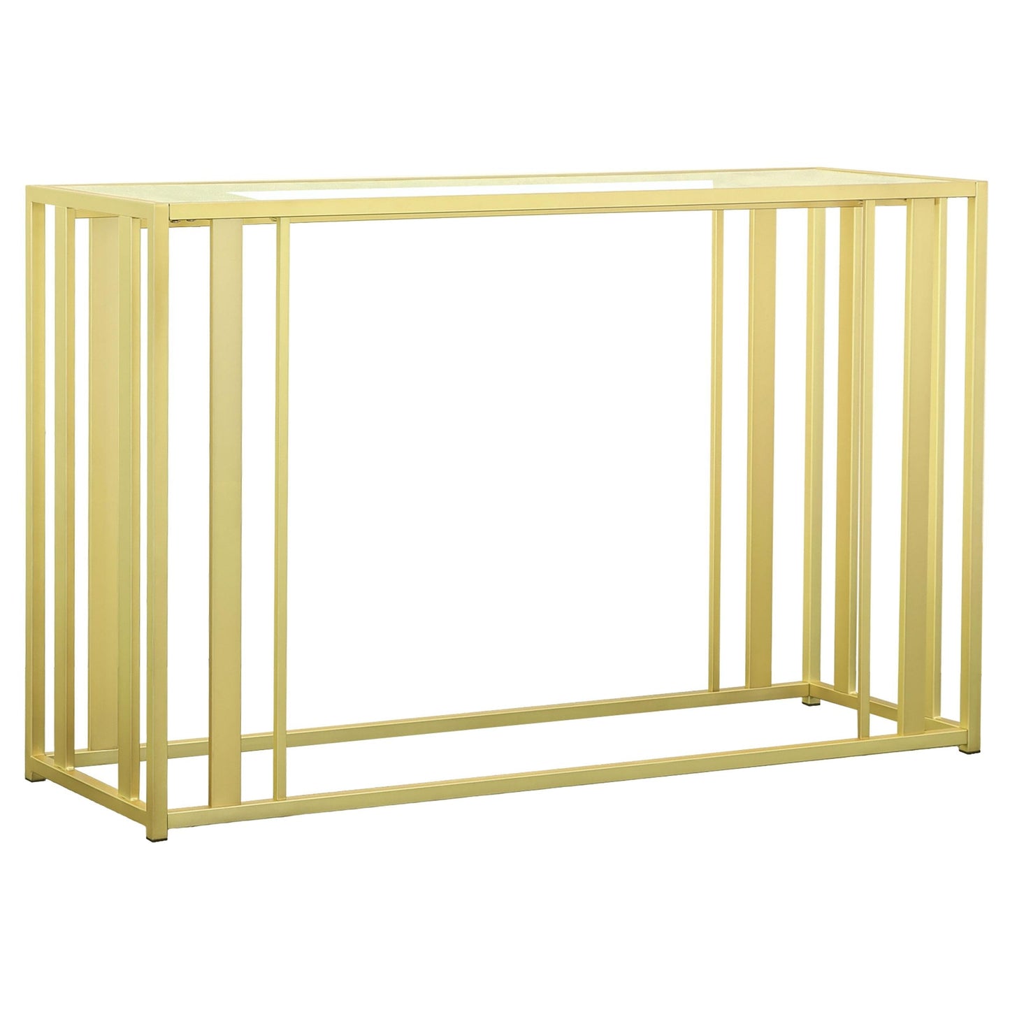 Adri Sofa Table - Matte Brass