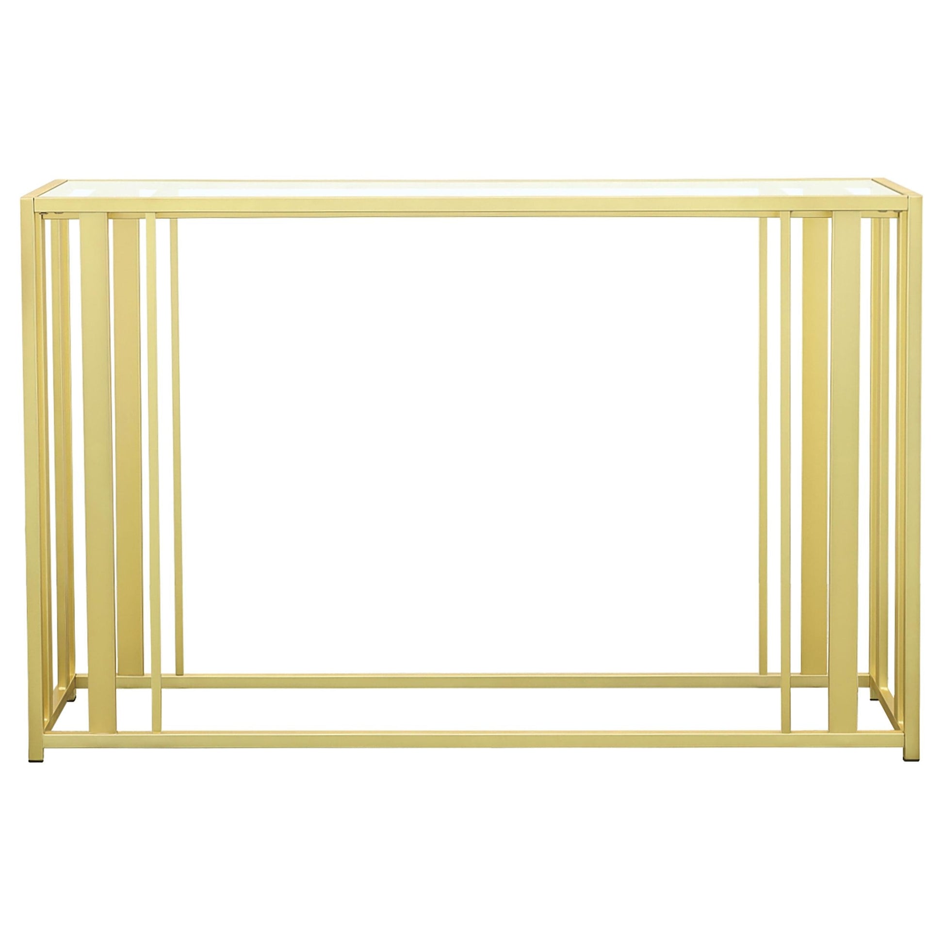 Adri Sofa Table - Matte Brass