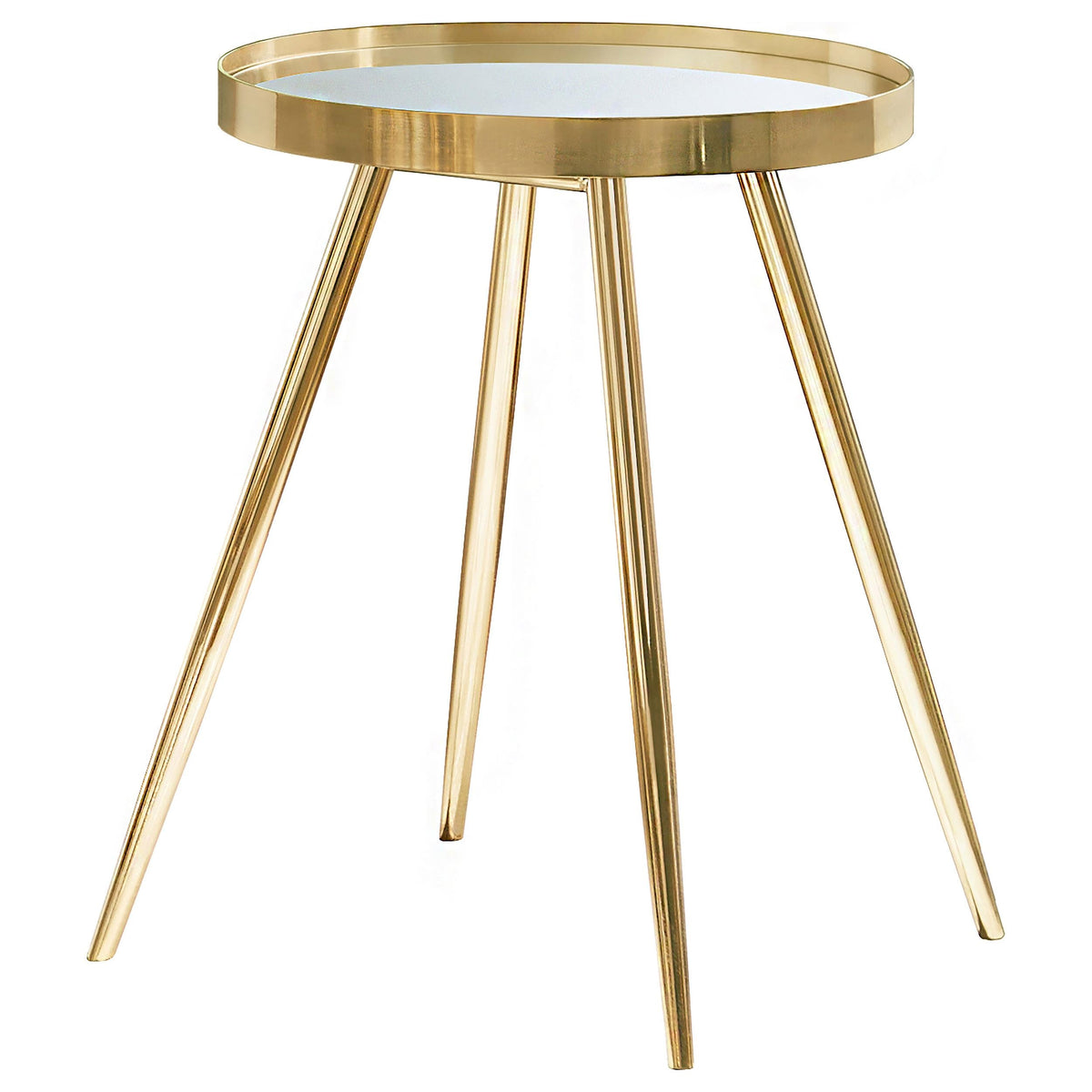 Kaelyn End Table in Gold - Coaster Furniture