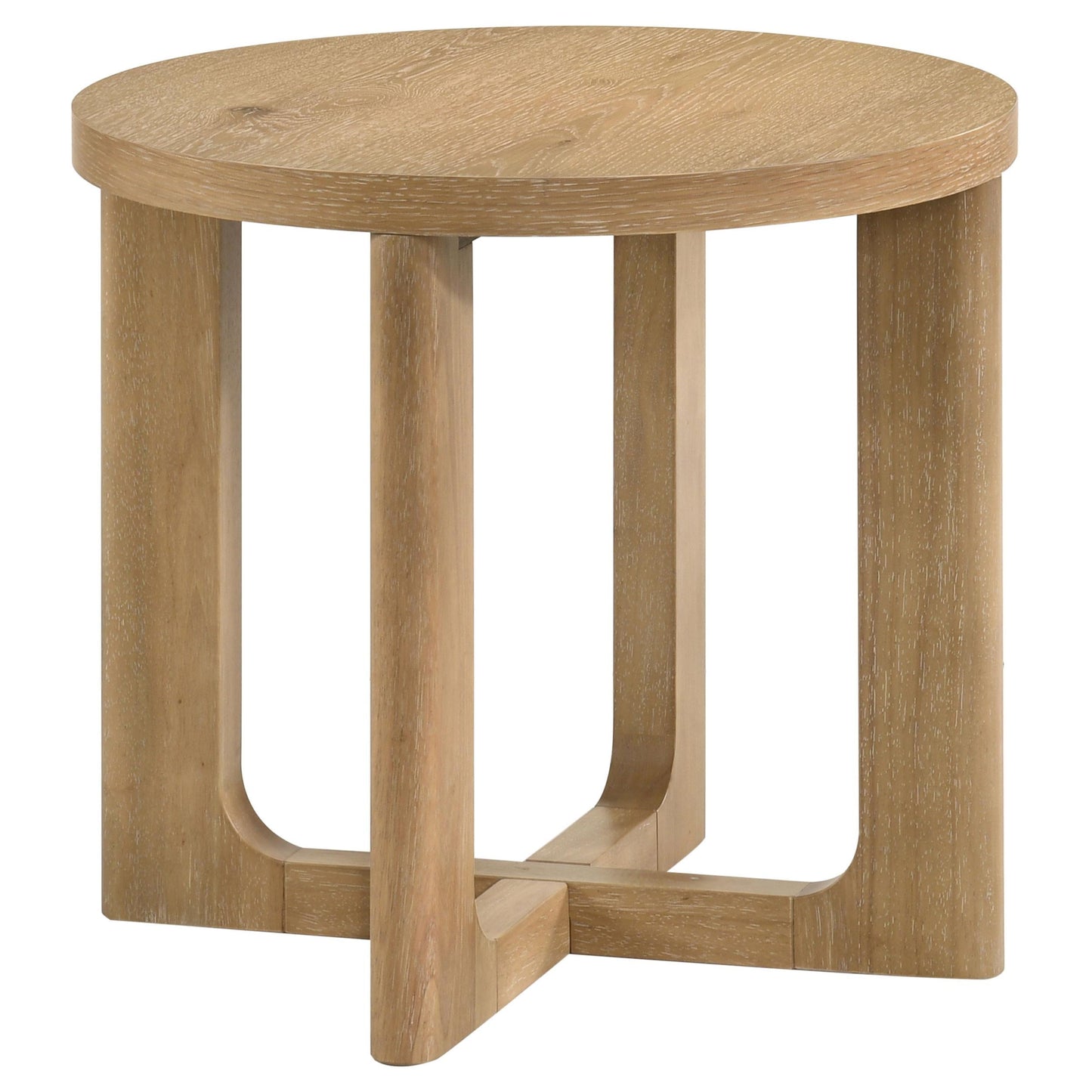 Kessler END &amp; SIDE TABLE - Light Oak