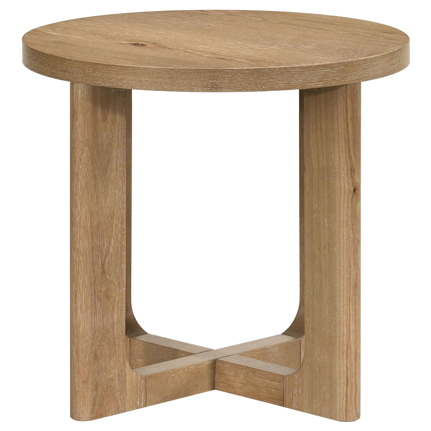 Kessler END &amp; SIDE TABLE - Light Oak