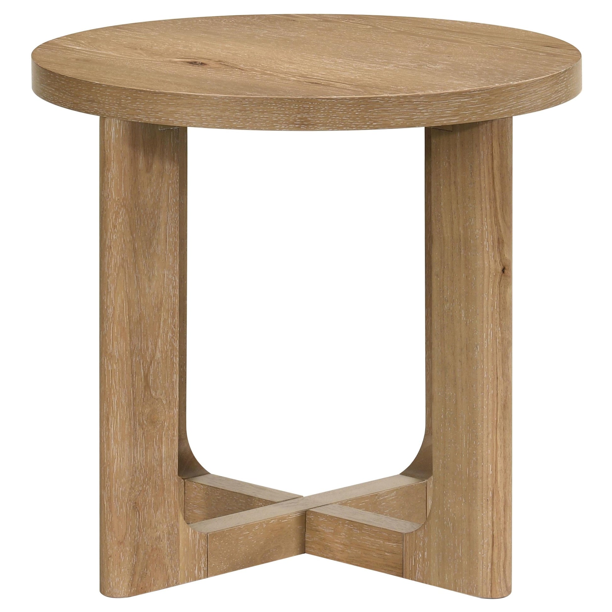 Kessler END &amp; SIDE TABLE - Light Oak
