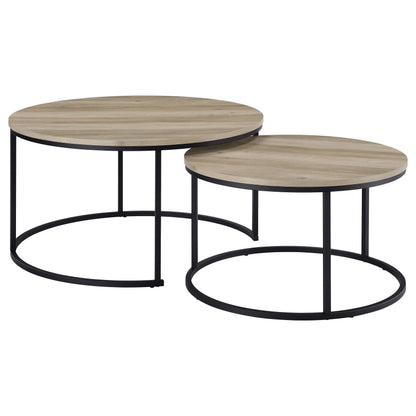 Lainey Nesting Table - Distressed Pine