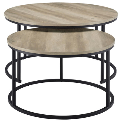 Lainey Nesting Table - Distressed Pine