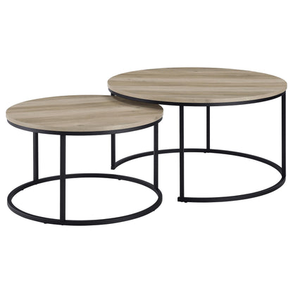 Lainey Nesting Table - Distressed Pine