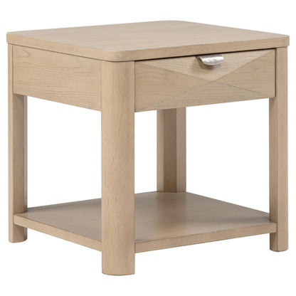 Marcelo END &amp; SIDE TABLE - Light Elm