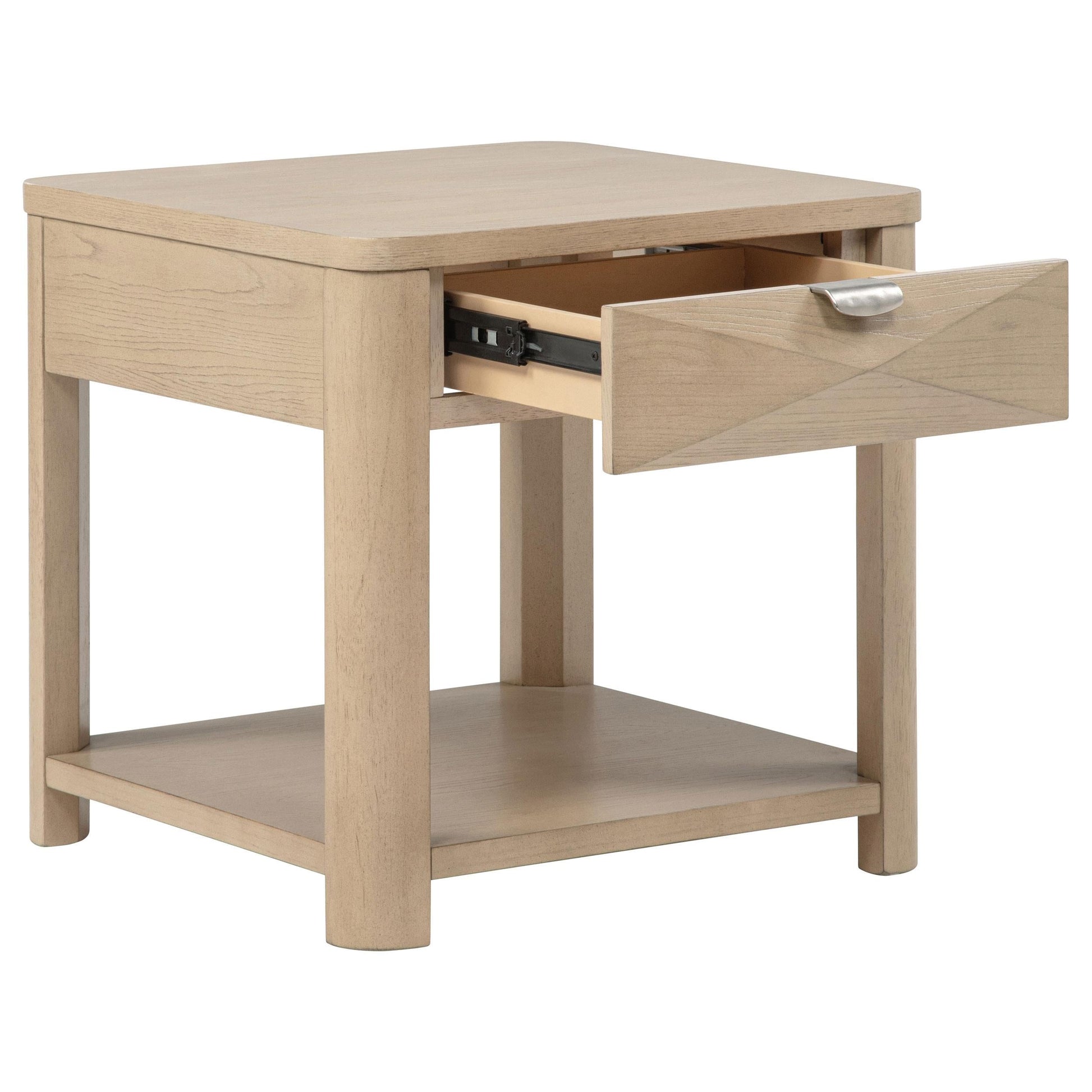 Marcelo END &amp; SIDE TABLE - Light Elm