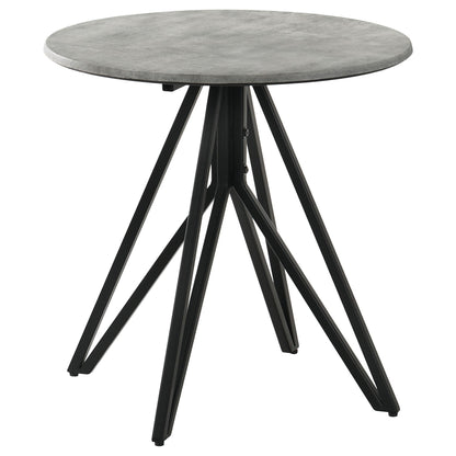 Hadi End Table in Cement - Coaster Furniture