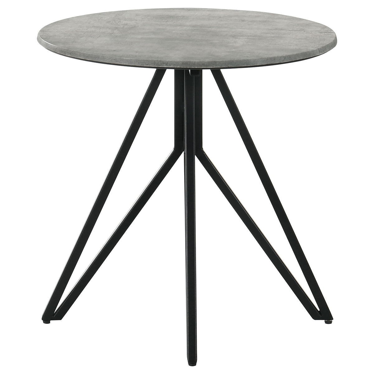 Hadi End Table in Cement - Coaster Furniture