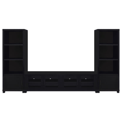 Jupiter Entertainment Center in Black - Coaster Furniture