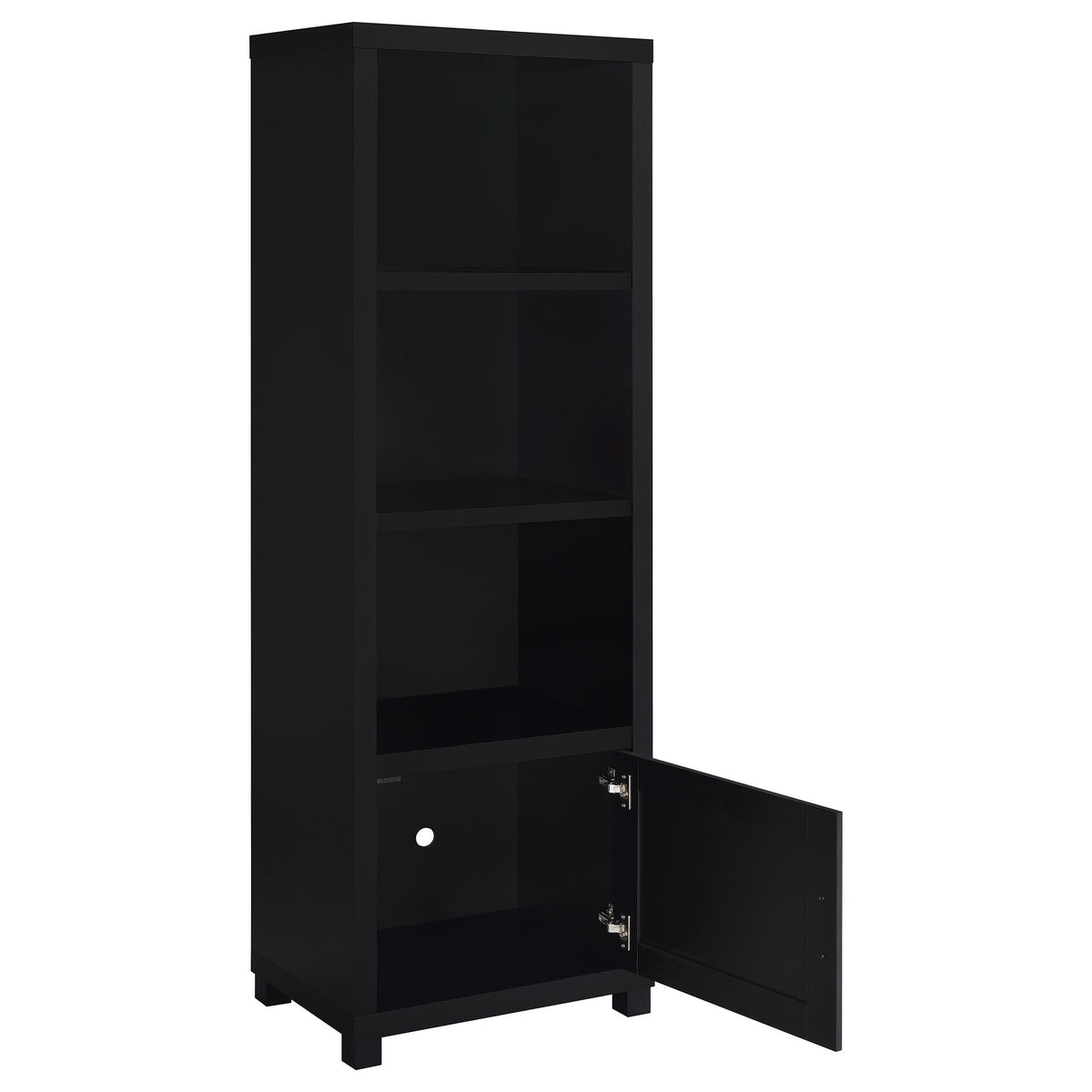Jupiter Entertainment Center in Black - Coaster Furniture