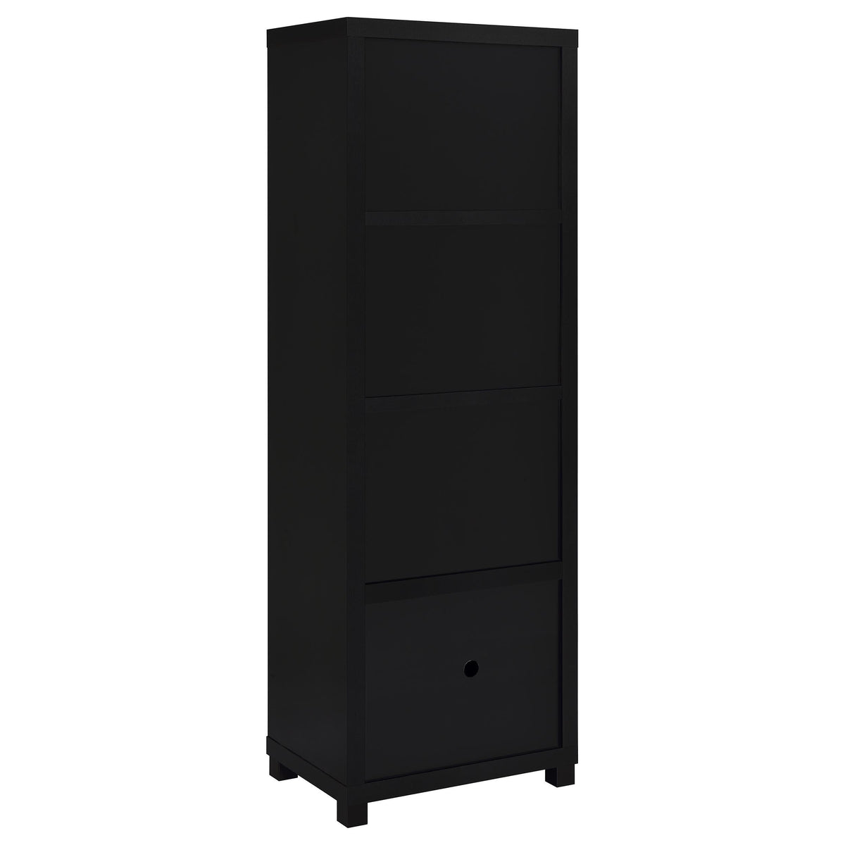 Jupiter Entertainment Center in Black - Coaster Furniture