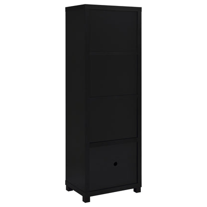 Jupiter Entertainment Center in Black - Coaster Furniture