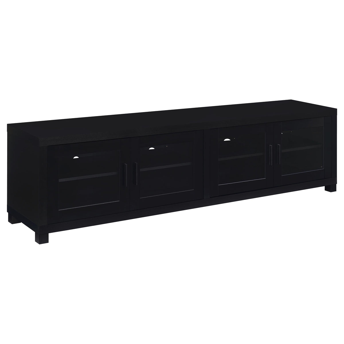 Jupiter Tv Stand in Black - Coaster Furniture