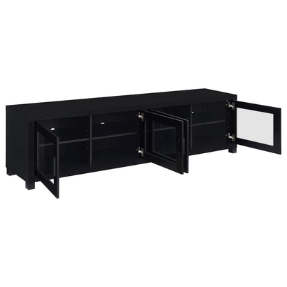 Jupiter Tv Stand in Black - Coaster Furniture