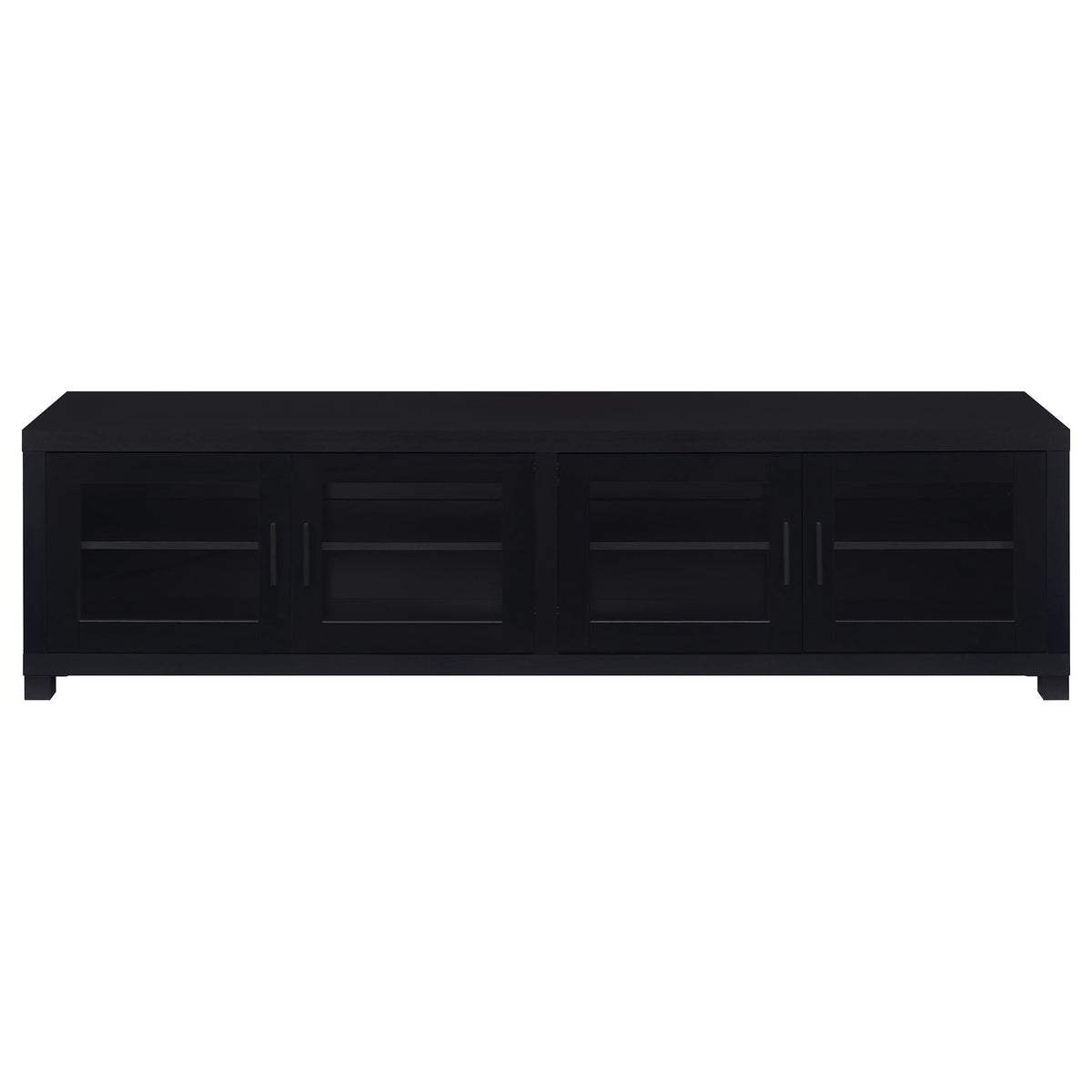 Jupiter Tv Stand in Black - Coaster Furniture