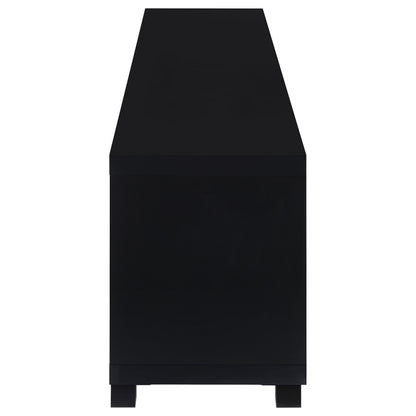 Jupiter Tv Stand in Black - Coaster Furniture