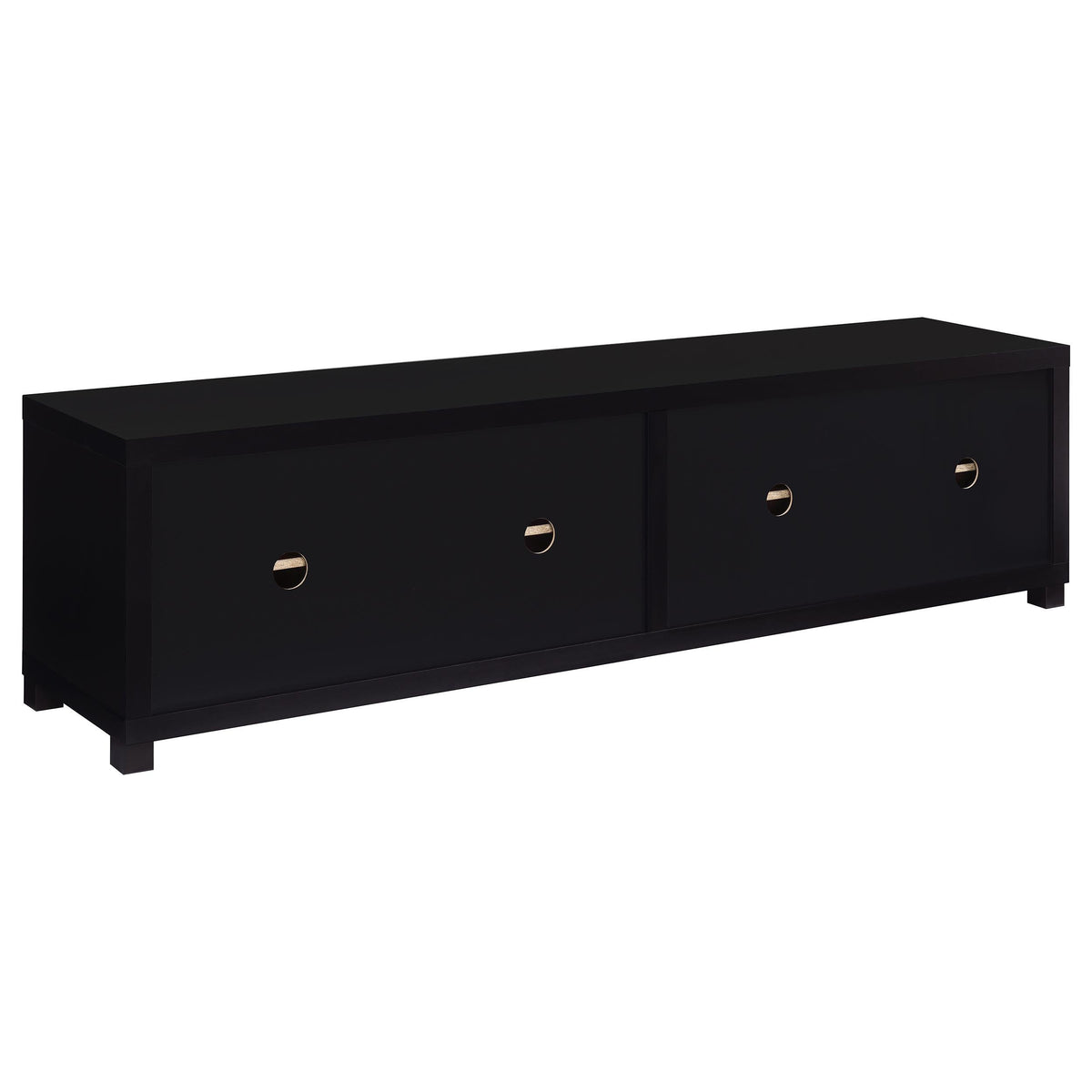 Jupiter Tv Stand in Black - Coaster Furniture
