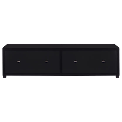 Jupiter Tv Stand in Black - Coaster Furniture