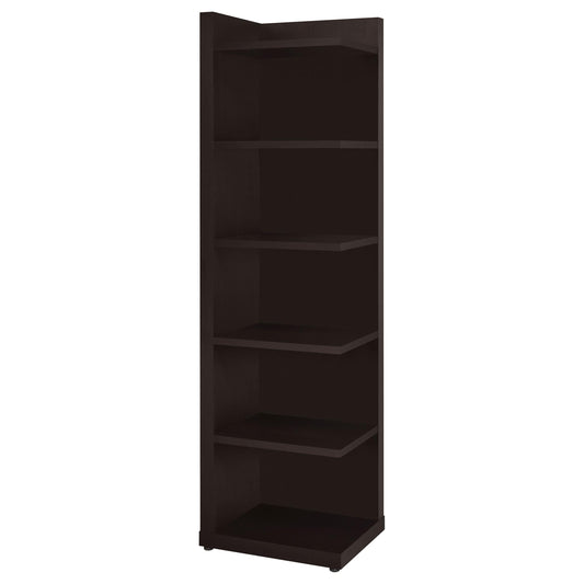 Alder Bookcase in Cappuccino - Coaster Furniture