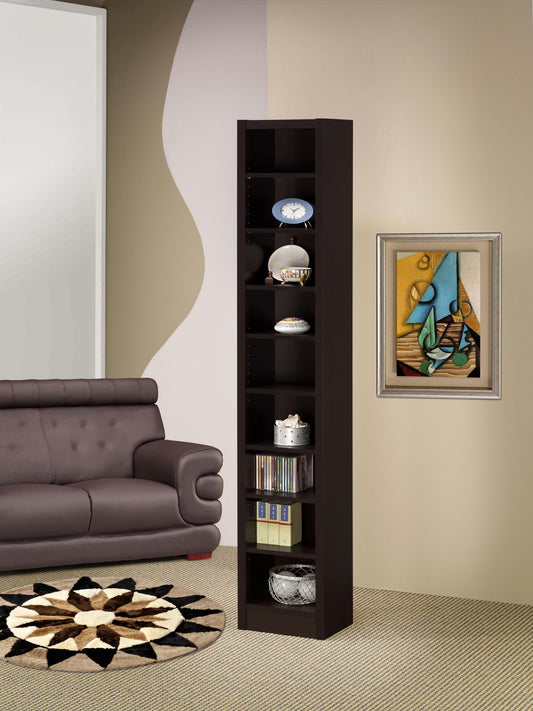 Eliam Bookcase in Cappuccino - Coaster Furniture